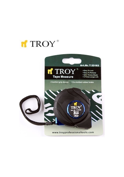 Troy 23163 Stoperli Şerit Metre 3mx16mm 3 M
