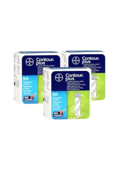Contour Plus Kan Şekeri Ölçüm Stribi 3 Kutu 150 Adet