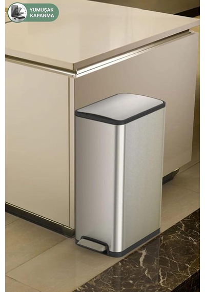 Ecoslim Dikey 30l Pedallı Çöp Kovası Diğer