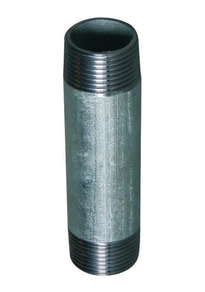 Mey İthalat Galvanizli Boru Uzatma Pasolu 1 1/4 15 Cm