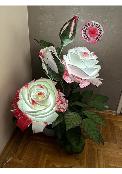 Favorite Beyaz Lambader 112cm 2,5kg 220volt Dekoratif Organik