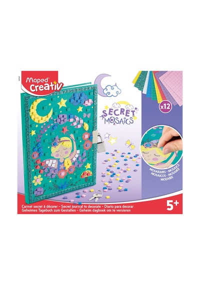 Maped Creativ Mozaik Süslü Günlük 907057 Çok Renkli