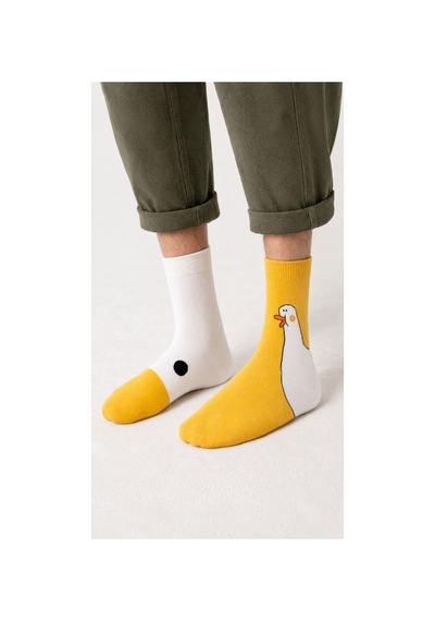 Waynap 10 Lu Paket Desenli Unisex Uzun Soket Çorap Model 3