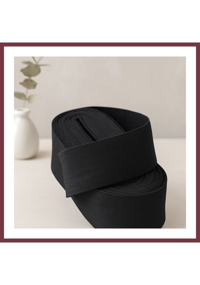 Storeşahin Geniş Paça Lastiği 3 Cm Siyah 10 M Shn0720
