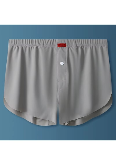 Ece's Design Boxer Buz İpek Dikisiz 1 Parça M1003 Gri