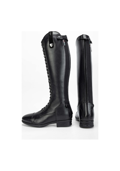 Tattini Unisex Hakiki Deri Siyah Binici Cizmesi Çizme 990 Akıta Cızme Black Siyah