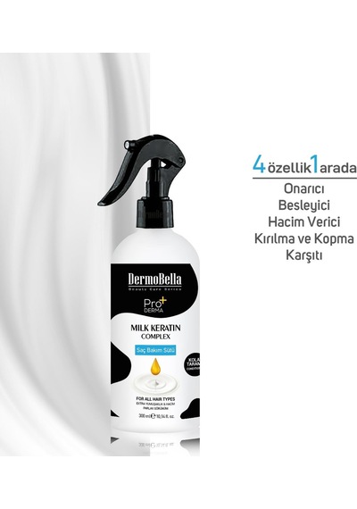 Milk Keratin Kompleks Onarıcı Ve Besleyici Saç Bakım Sütü 300 Ml