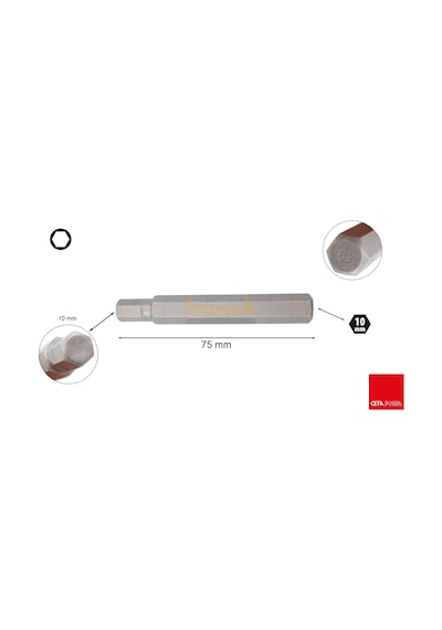 Ceta Form H10 10 X 75 Mm Allen Bits Uç Cb/2110g
