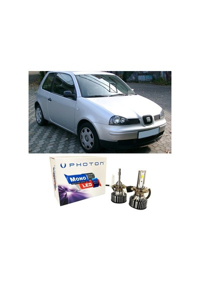 Seat Arosa Led Xenon Uzun + Kısa Far Ampulü H4 Mono Yeni Seri Beyaz 1997-2000
