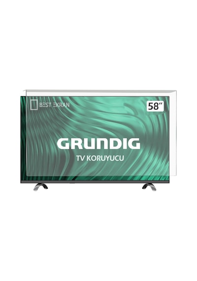 Grundig Uyumlu 58geu8915b Tv Ekran Koruyucu