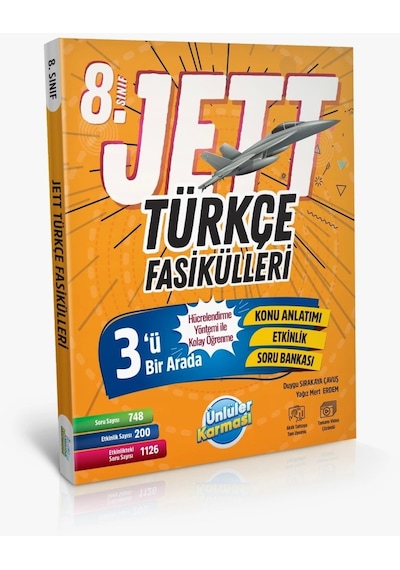 Ünlüler Karması 8. Sınıf Jett Türkçe Fasikülleri