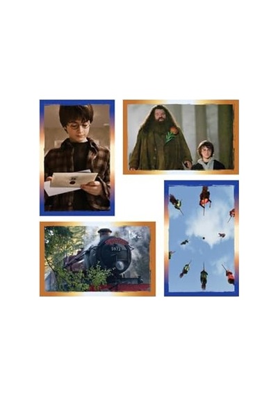 Harry Potter Hogwarts'ta 1 Yıl Sticker Seti 25li Paket 25'li Paket 100 Stciker+ 25 Kart Kbestharry25 Abanoz