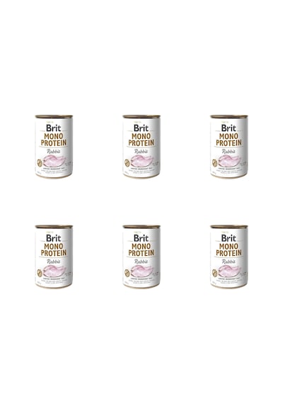 Brit Care Mono Protein Tavşanlı Köpek Konservesi 400 Gr 6'lı Paket