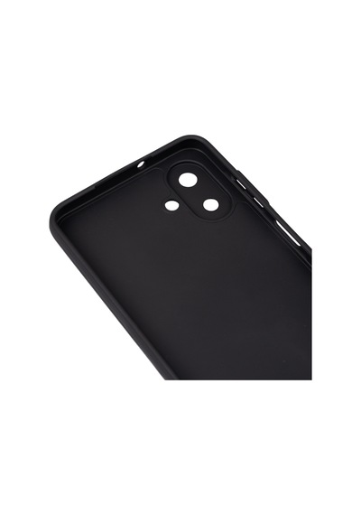 Samsung Uyumlu Galaxy A07 Kılıf Zore Biye Silikon Siyah