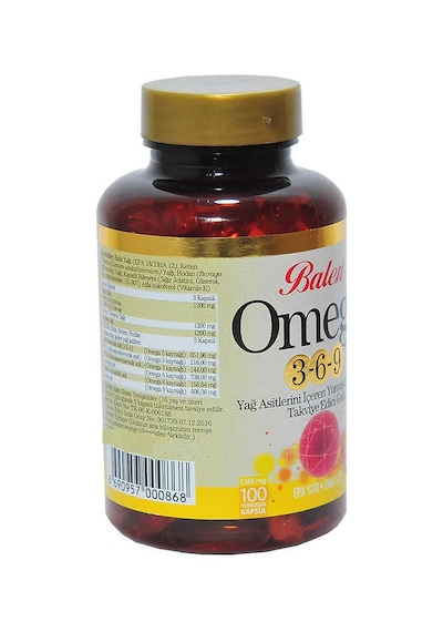 Omega 3-6-9 1585 Mg X 100 Yumuşak Kapsül