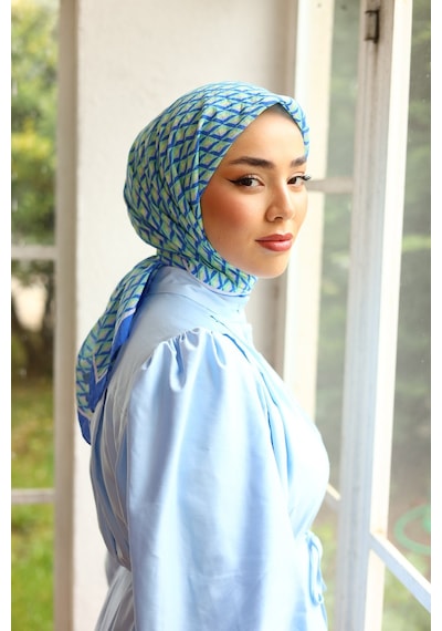 Silk Home Olinda Eşarp 48002-14 Mavi