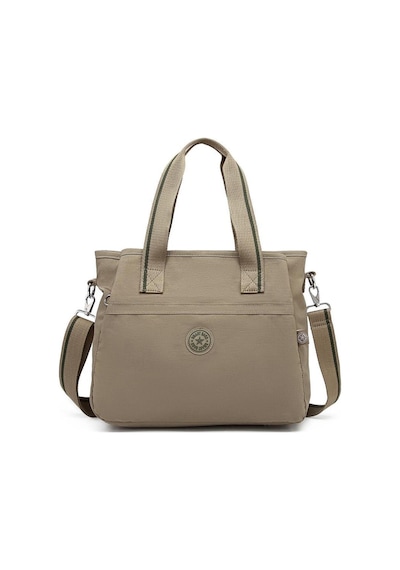 Smart Bags Omuz Askılı Kadın Çantası Krinkıl Kumaş 53310 Kahverengi