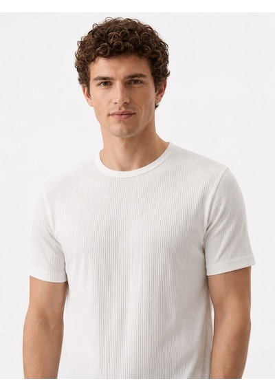 LOFT Regular Fit Erkek Tshirt K.kol Lf2042154 Q1.v1 Beyaz LOFT Regular Fit Erkek Tshirt K.kol Lf2042154 Q1.v1 Beyaz