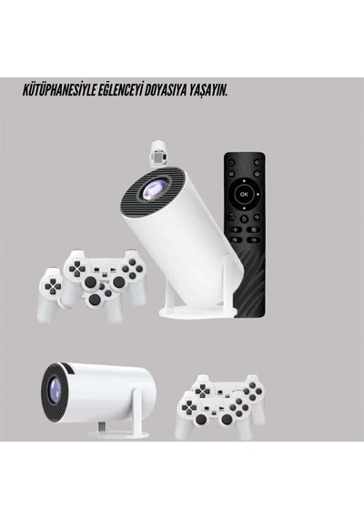 M300 Max Pro Kablosuz 4k Ultra Hd Akıllı Projeksiyon Konsolu Wi-fi 6, Bluetooth 5.0 Ve Uygulama De