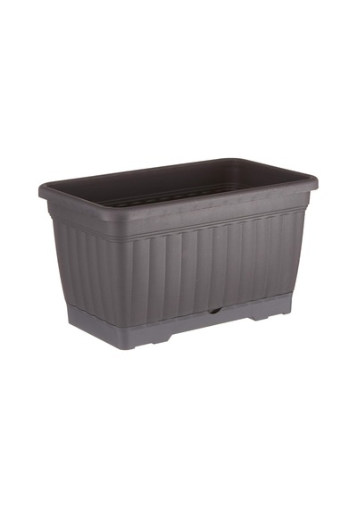 Serinova Kmb1 Kemer Balkon Saksı Tabaklı 30,5cm, 6 Litre Kiremit