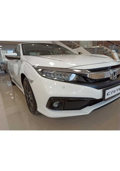 Honda Civic Fc5 Sis Farı Üst Kaşı Çıtası Kaplaması Siyah 2019-