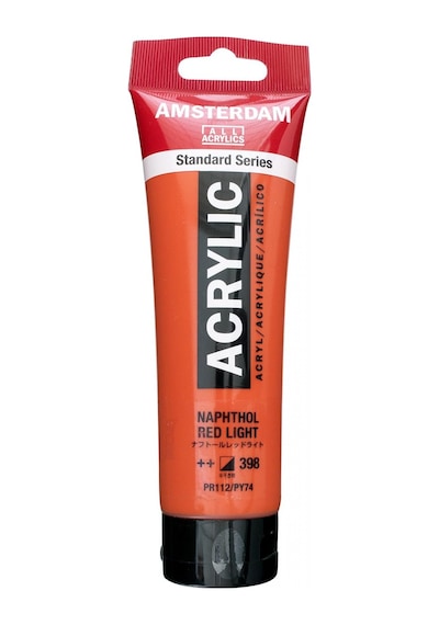 Amsterdam Standart Akrilik Boya 120ml Naphthol Red Light / 398 Diğer