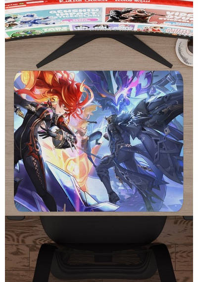 Capitano Genshin Impact Anime Oyuncu V5 - 48x40 Xl Gaming Mouse Pad Fare Altlığı