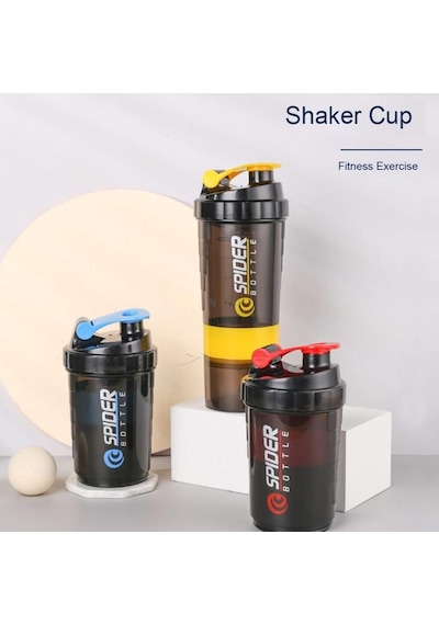 Kırmızı Shaker Şişesi, Pürüzsüz Karıştırma İçin Mikserli Sızdırmaz Egzersiz Shaker Bardağı, Spor Salonu Sporları Shaker Suyu Kırmızı