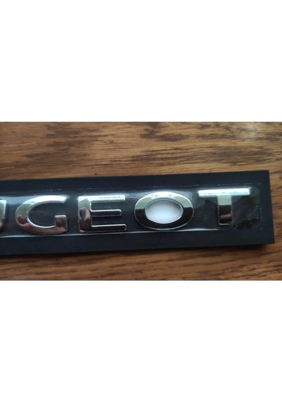 Bagaj Yazısı Peugeot 408 Model Bagaj Kapağı Yer Alan "peugeot" Estetik Görünüm 408- 2006 Ve Sonrası