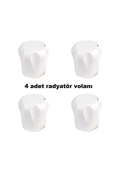 4 Adet Plastik Radyatör Havlupan Petek Vanası Volanı Volan