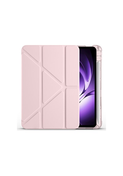 Xiaomi Redmi K Pad Kılıf Zore Tri Folding Kalem Bölmeli Standlı Kılıf Arka Kapak