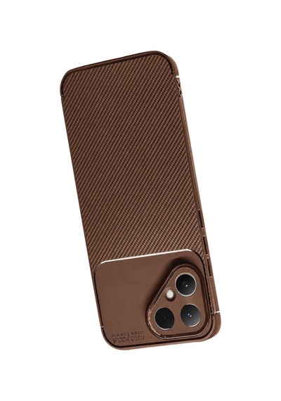Newface - 214 - Tecno Pova Curve 2 5g Auto Focus Karbon Kapak - Spt-gld - - Kahverengi