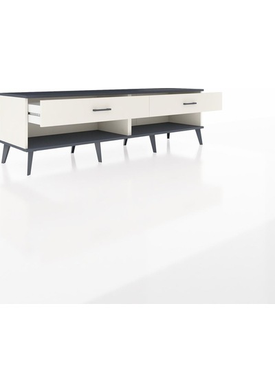 Hyperion Tv Ünitesi 2 Çekmeceli 176x44x51 Aytaşı-antrasit/aytaşı Antrasıt/aytası Hyperion Tv Ünitesi 2 Çekmeceli 176x44x51 Aytaşı-antrasit/aytaşı Antrasıt/aytası