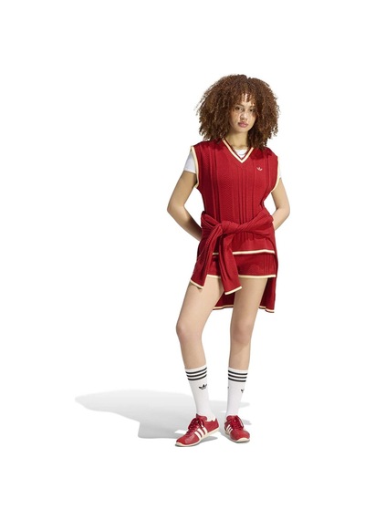 Adidas Kadın Yelek "cable Knıt Vest" Kr7063 Bordo