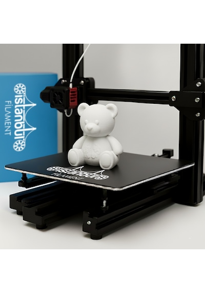 İstanbul Filament 3d Baskı Pla Filament Beyaz 1 Kg Ø 1,75mm 0,05 Mm Bambu Lab Uyumlu 1.75mm