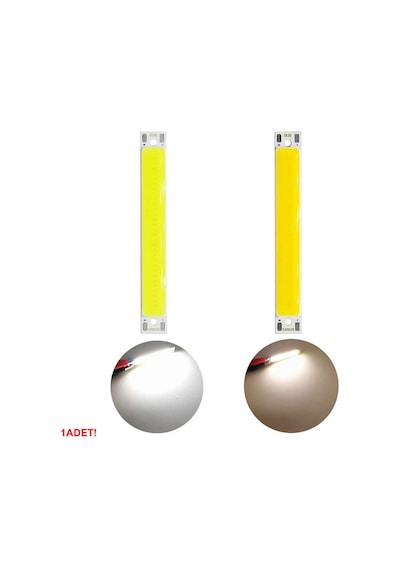 3W 60x8mm Soğuk Beyaz Şerit Led Modül Aluminyum Pcb Cob Şerit Led Floresan Lamba Aydınlatma Işık