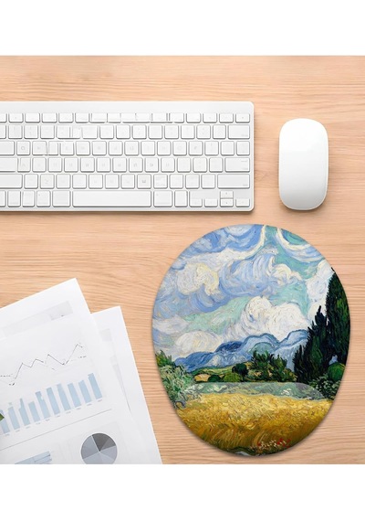 Van Gogh Buğday Tarlası Bilek Destekli Mouse Pad