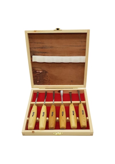 Rox Wood 15399063 Ahşap Oyma Iskarpela Seti 6 Parça Ahşap Kutulu