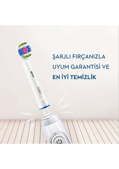 Diş Fırçası Yedek Başlığı Pro White 4 Adet