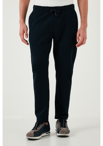 Buratti Pamuklu Regular Fit Normal Bel Düz Paça Erkek Pantolon 5908059 Indigo