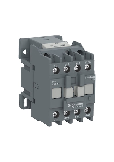 Schneider 6 Amper 1NK Kontaktor 3 kutup Tvs 2.2kw 220vac LC1E0601