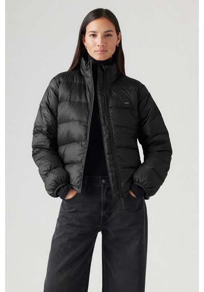 Levi's Oversize Crop Şişme Ceket - Minimalist Tarz Siyah