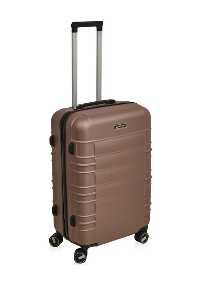 Hoffmannss Travel Star Orta Boy Abs Valiz - Platin - 66x45x26 Cm Çok Renkli