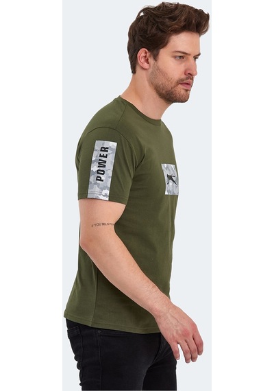 Slazenger PADERAU IN Erkek Tişört Haki