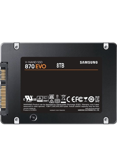 8tb 870 Evo Samsung Uyumlu  2.5 Sata3 Mz-77e8t0bw 560-530 Mb/s Samsung Uyumlu  Tr Garantılı