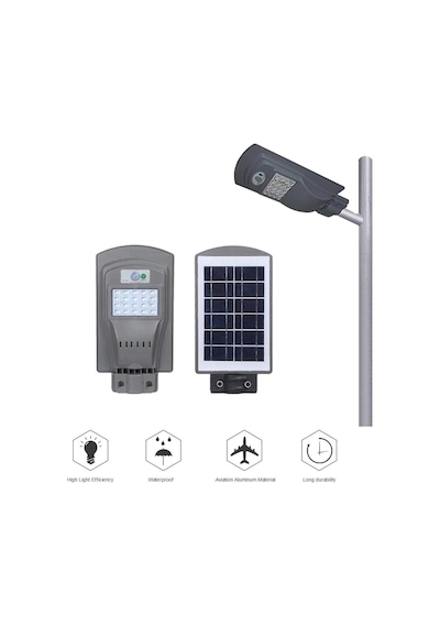 Güneş Enerjili Bahçe Aydınlatma Direği Ve Solar Sokak Lambası