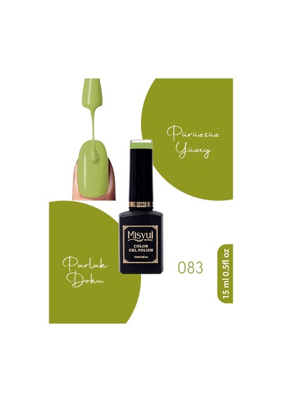 Misyul Uv Led Kalıcı Oje Nail Art 15 Ml 083