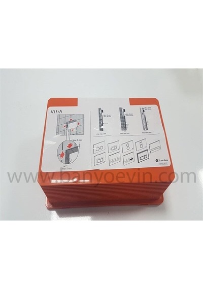 VitrA 436666yp Panel Bağlantı Çerçevesi Kırmızı