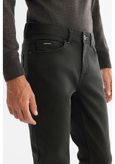 Avva Erkek Haki Klasik Bel Eskitme Yıkamalı Elastan Berlin Slim Fit Jean Pantolon A42y3533