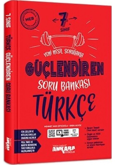 Ankara Yayıncılık 7. Sınıf Türkçe Güçlendiren Soru Bankası